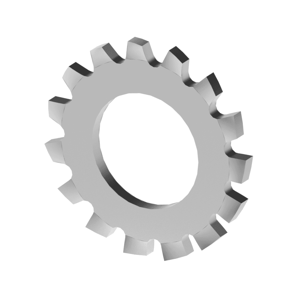 Metric DIN Toothed Lock Washer Form A