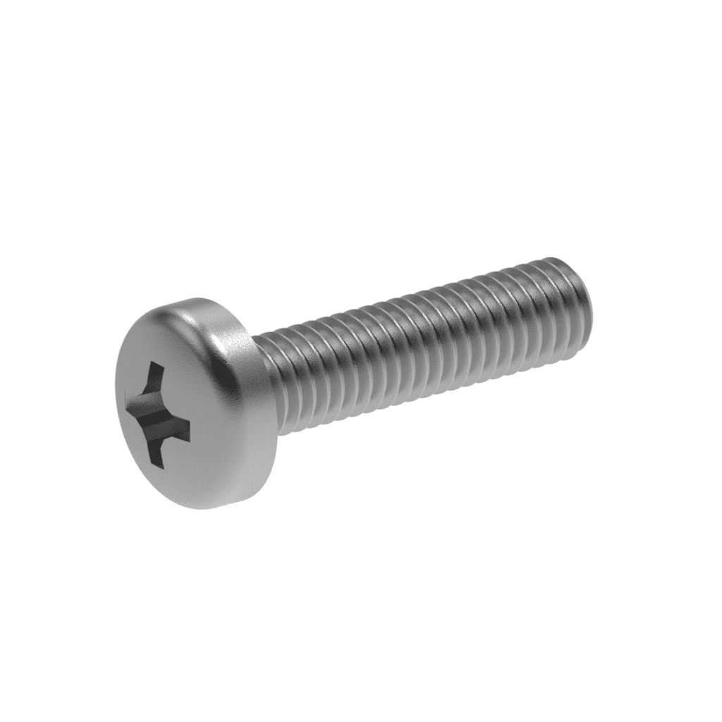 Metric DIN Phillips Pan Head Machine Screws