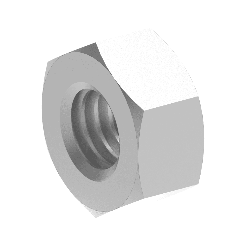 Metric DIN Left Hand Hexagon Nut