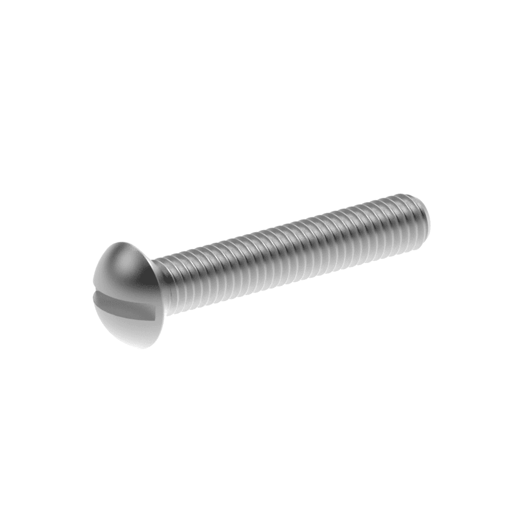 Metric DIN Oval Head Slotted Screws