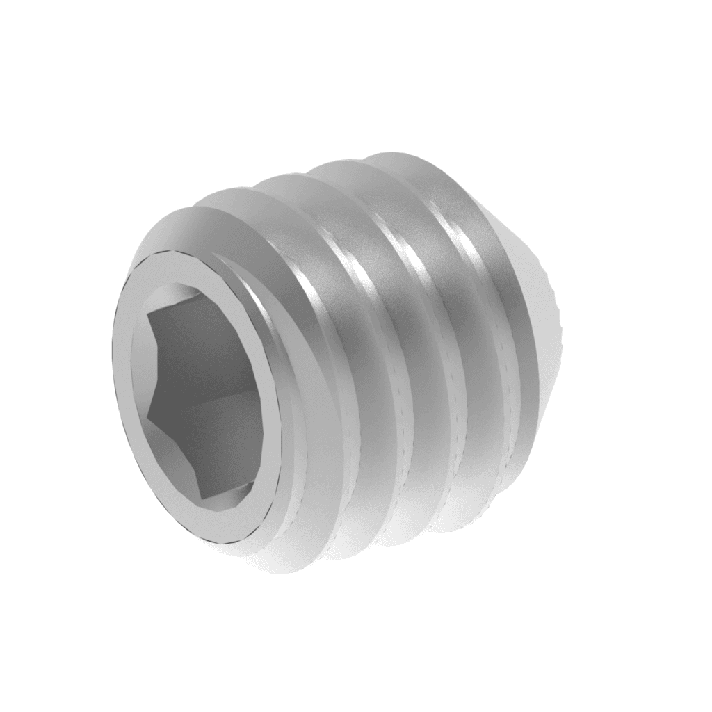 Metric ISO Alloy steel knurled Cup Socket Set Screws